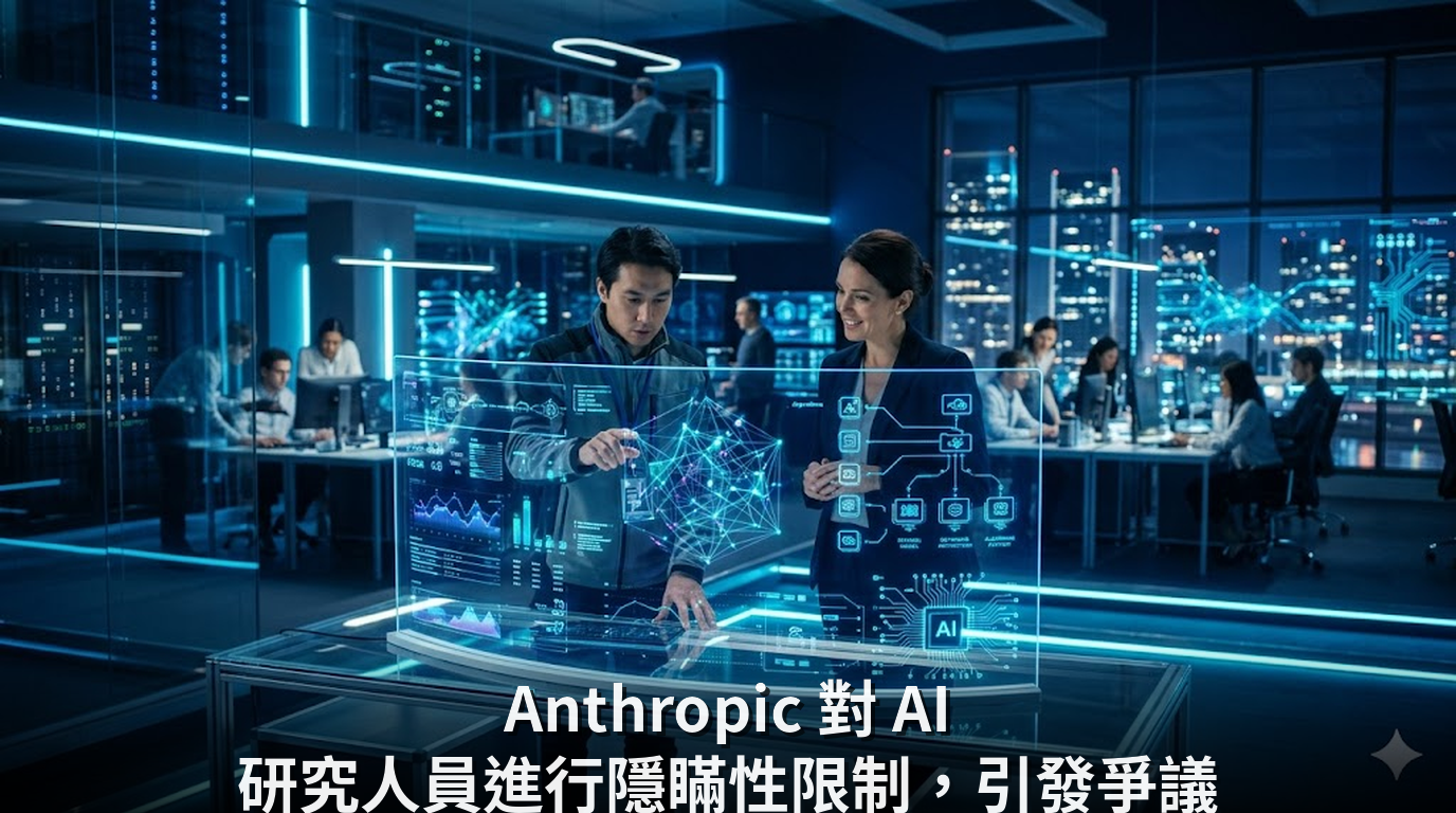 Anthropic 對 AI 研究人員進行隱瞞性限制，引發爭議
