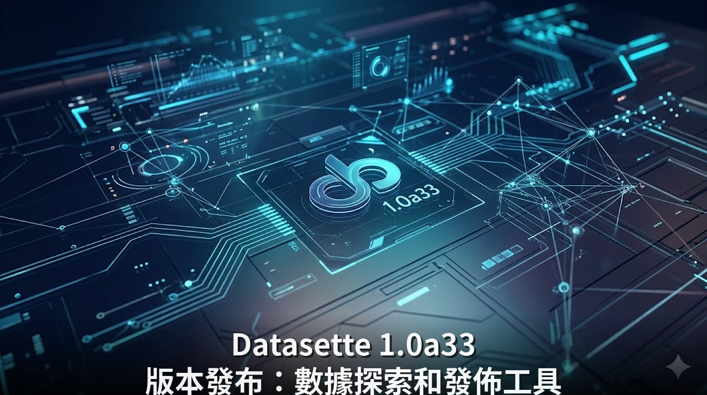 Datasette 1.0a33 版本發布：數據探索和發佈工具
