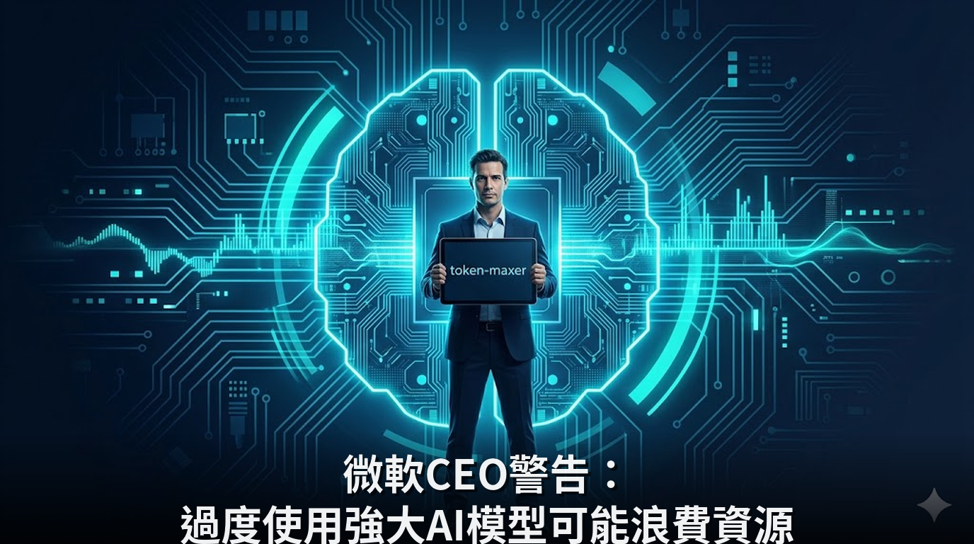 微軟CEO警告：過度使用強大AI模型可能浪費資源