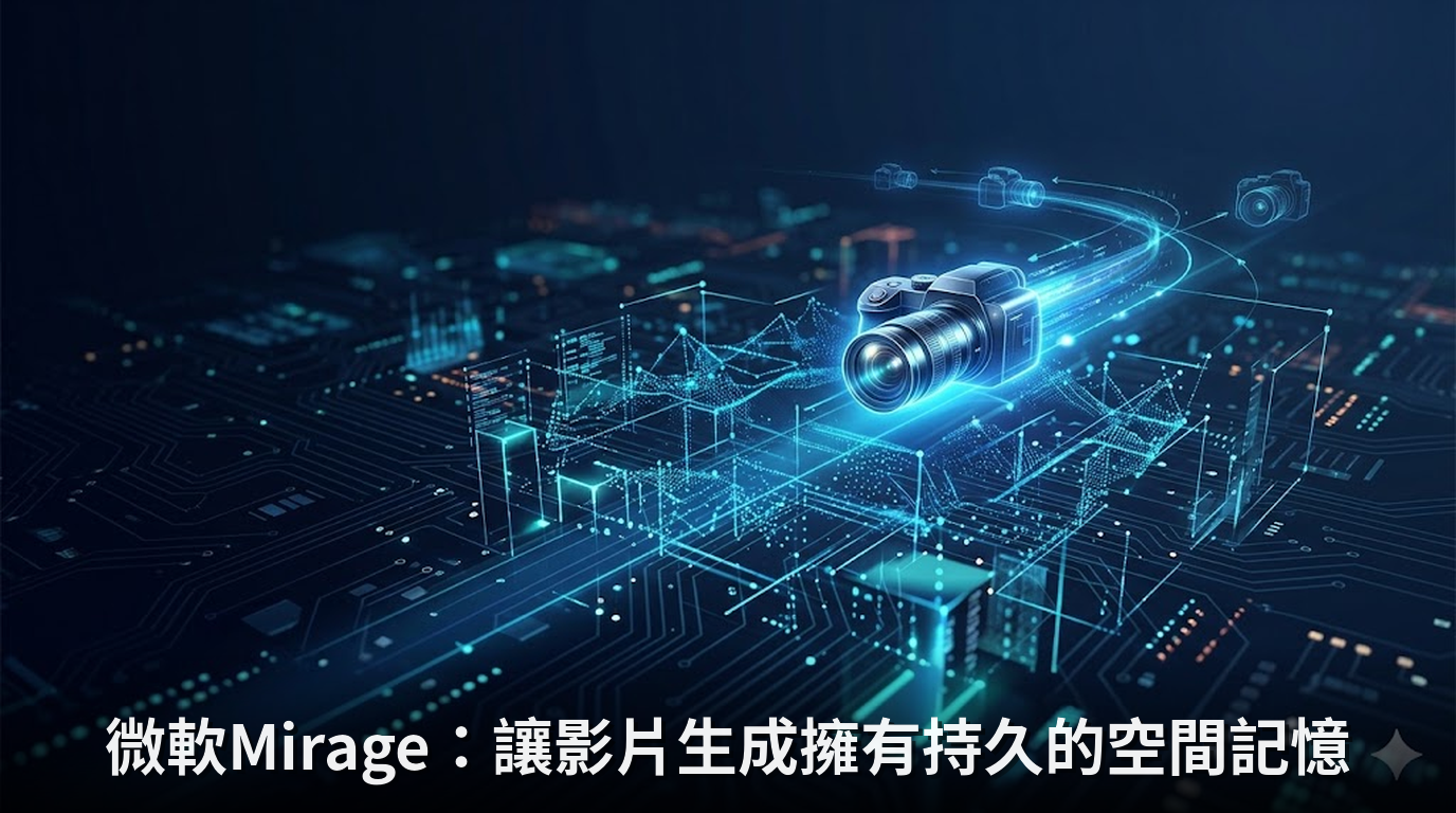 微軟Mirage：讓影片生成擁有持久的空間記憶