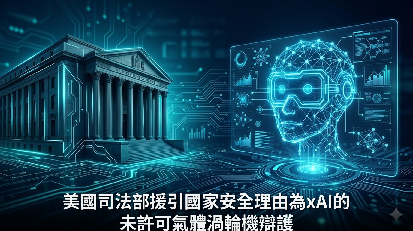 美國司法部援引國家安全理由為xAI的未許可氣體渦輪機辯護