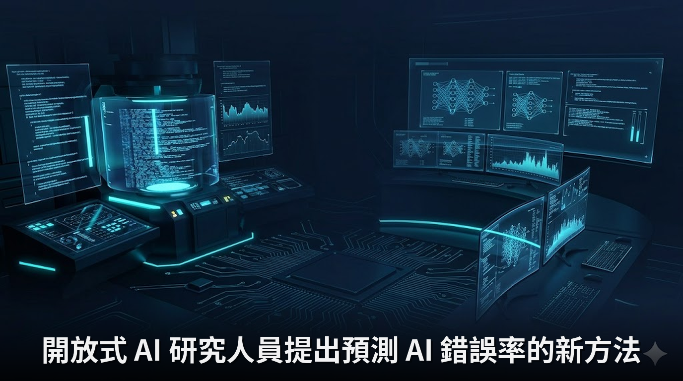 開放式 AI 研究人員提出預測 AI 錯誤率的新方法