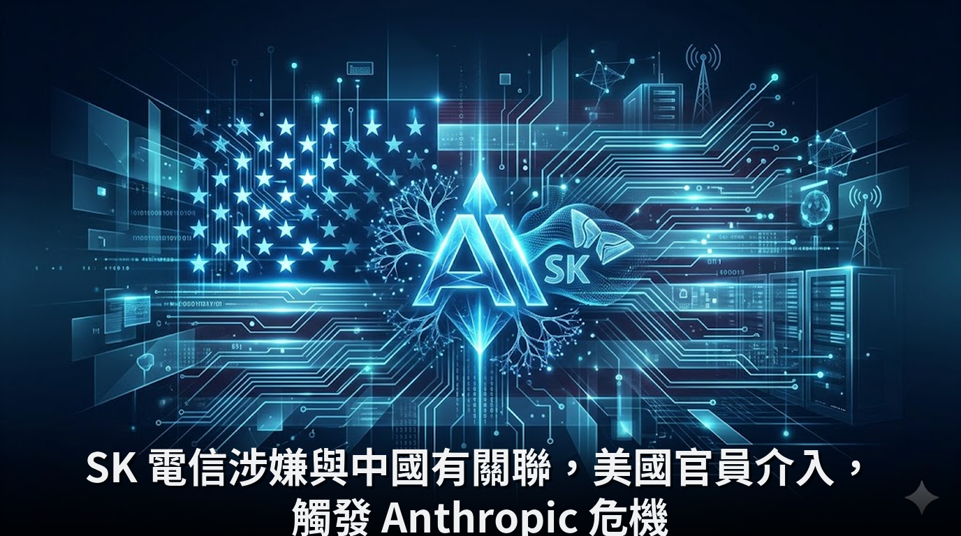 SK 電信涉嫌與中國有關聯，美國官員介入，觸發 Anthropic 危機