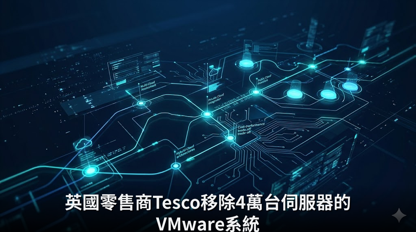 英國零售商Tesco移除4萬台伺服器的VMware系統