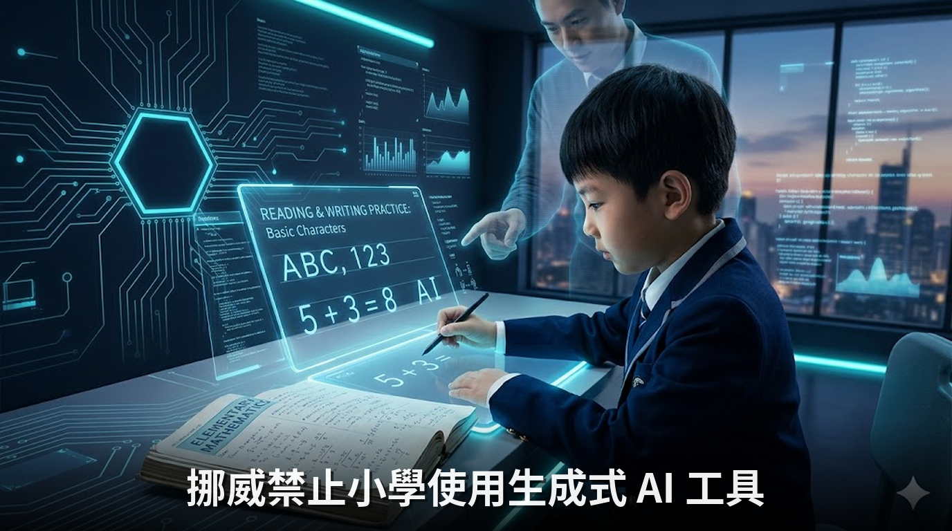 挪威禁止小學使用生成式 AI 工具