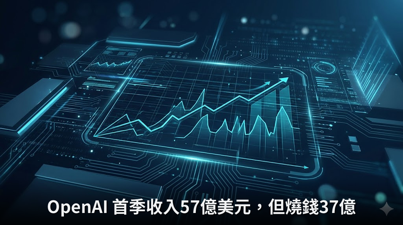 OpenAI 首季收入57億美元，但燒錢37億
