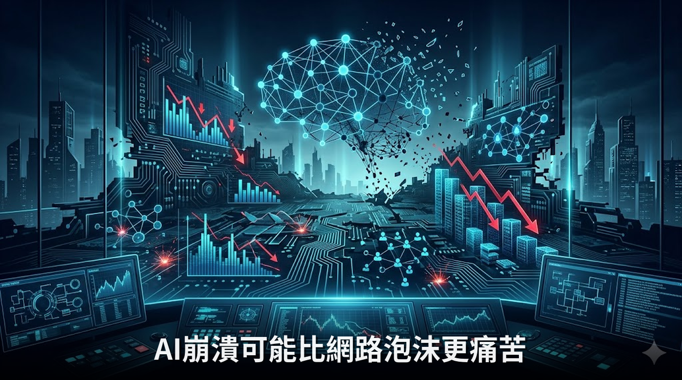 AI崩潰可能比網路泡沫更痛苦