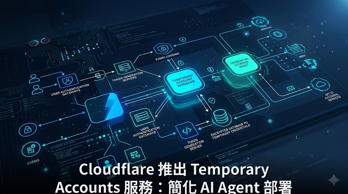 Cloudflare 推出 Temporary Accounts 服務：簡化 AI Agent 部署