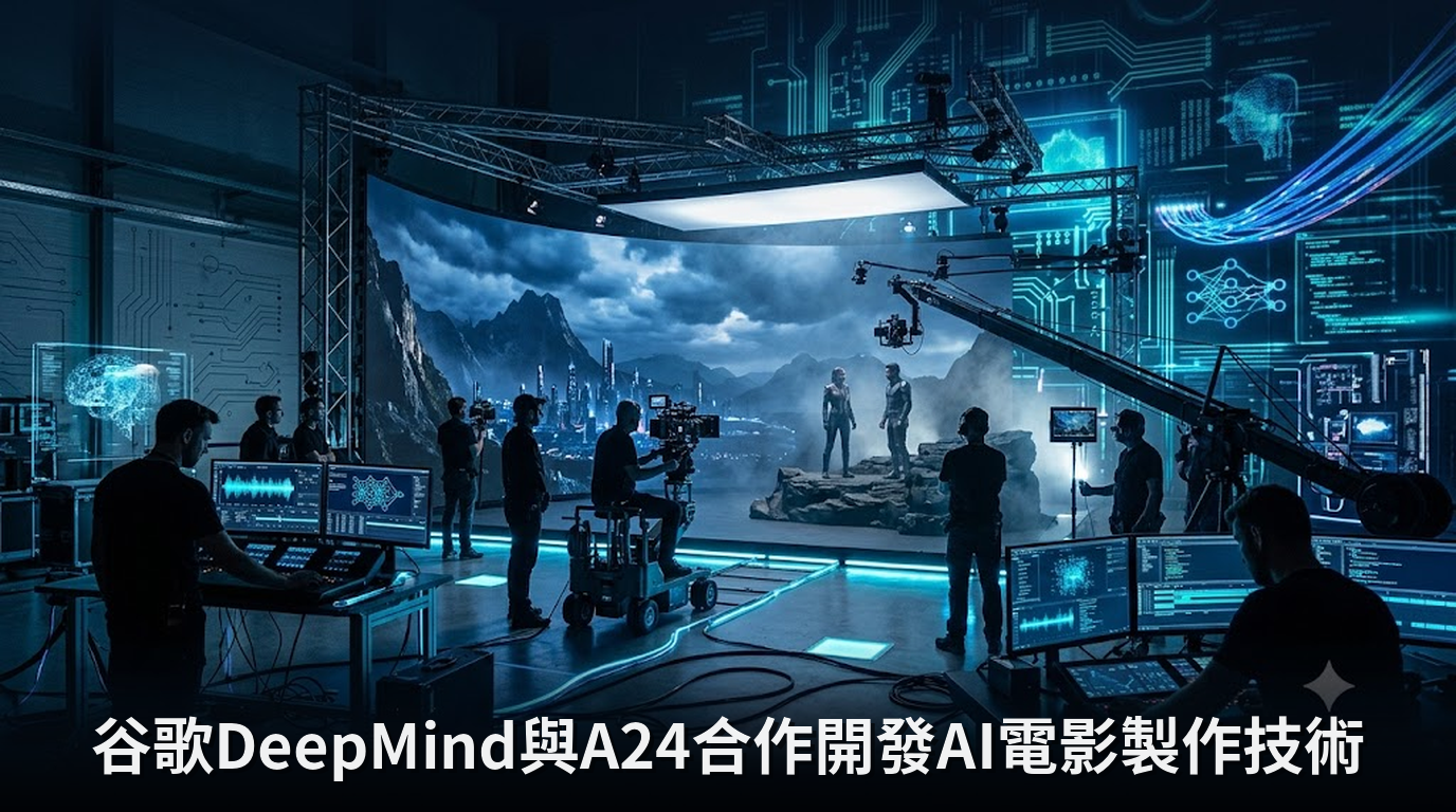 谷歌DeepMind與A24合作開發AI電影製作技術