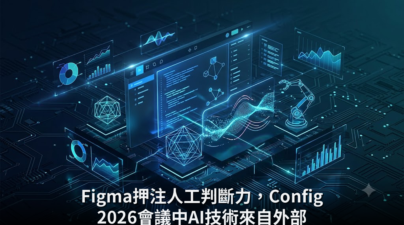 Figma押注人工判斷力，Config 2026會議中AI技術來自外部