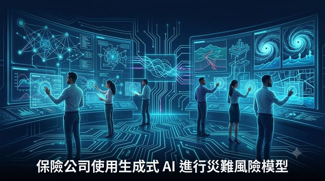 保險公司使用生成式 AI 進行災難風險模型