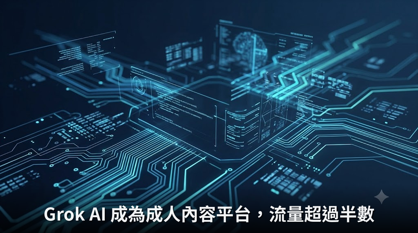 Grok AI 成為成人內容平台，流量超過半數