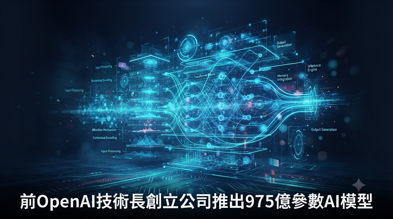 前OpenAI技術長創立公司推出975億參數AI模型