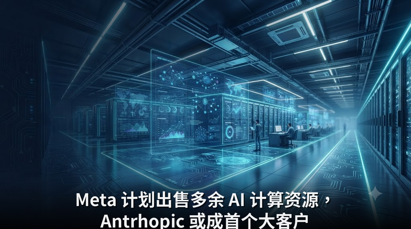 Meta 计划出售多余 AI 计算资源，Antrhopic 或成首个大客户