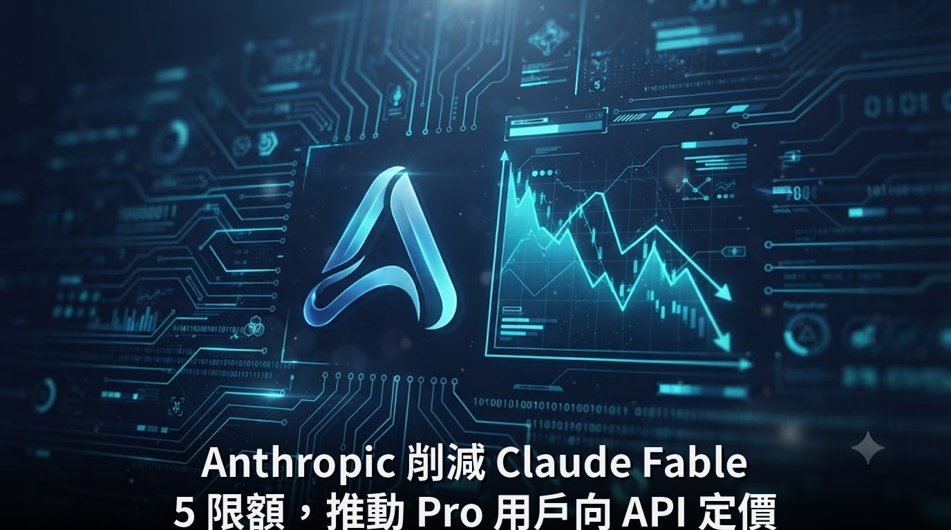 Anthropic 削減 Claude Fable 5 限額，推動 Pro 用戶向 API 定價