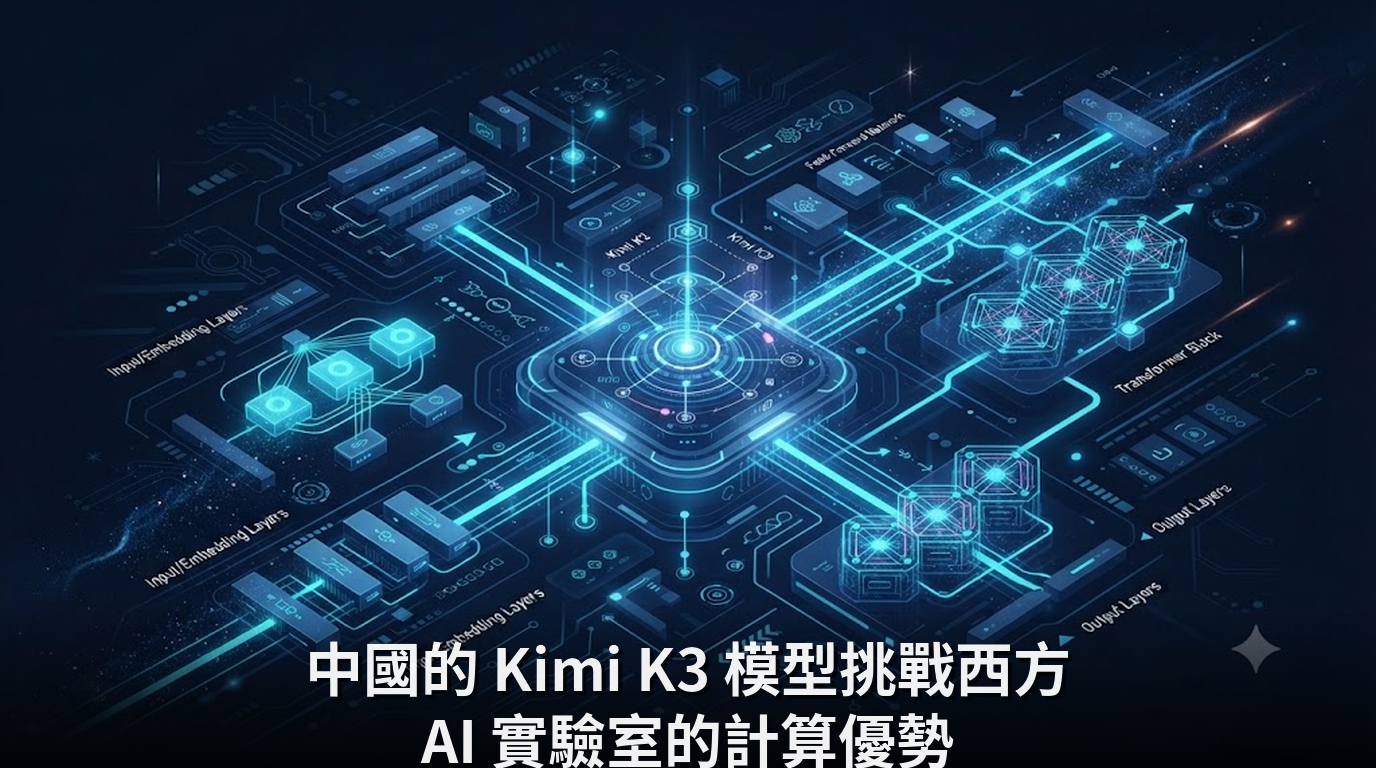 中國的 Kimi K3 模型挑戰西方 AI 實驗室的計算優勢