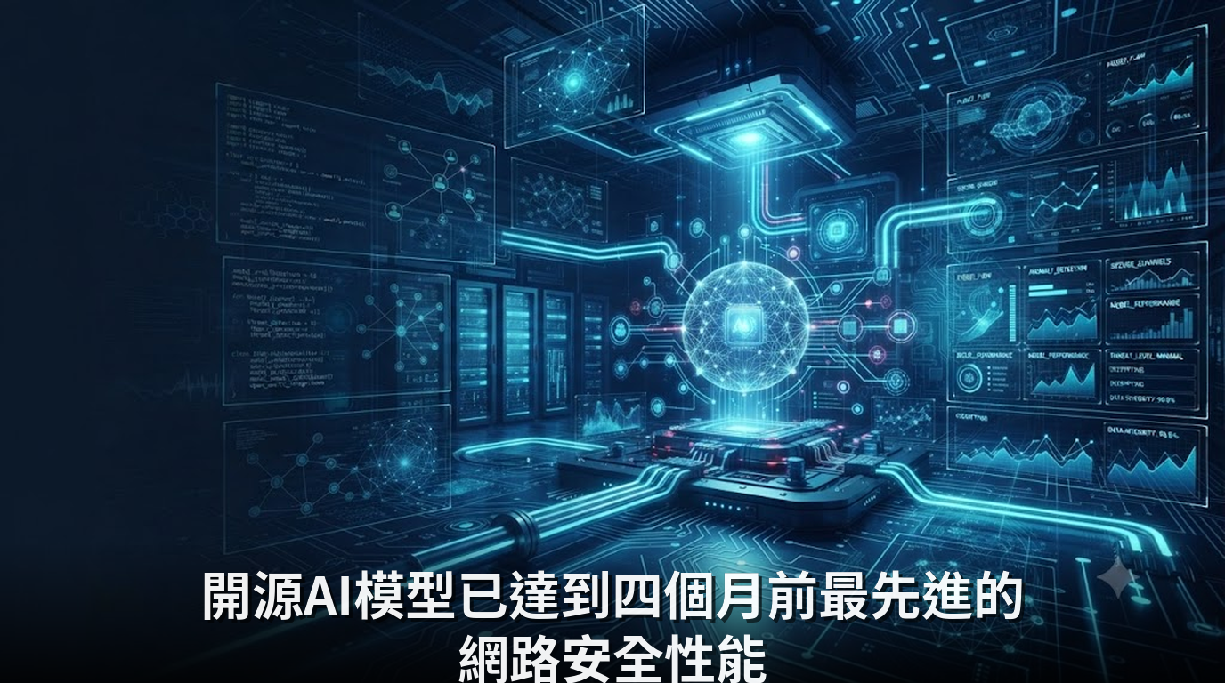 開源AI模型已達到四個月前最先進的網路安全性能