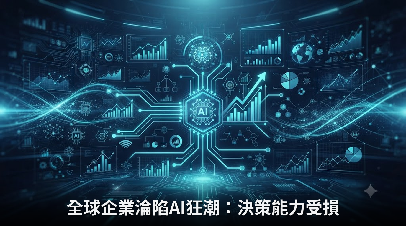 全球企業淪陷AI狂潮：決策能力受損