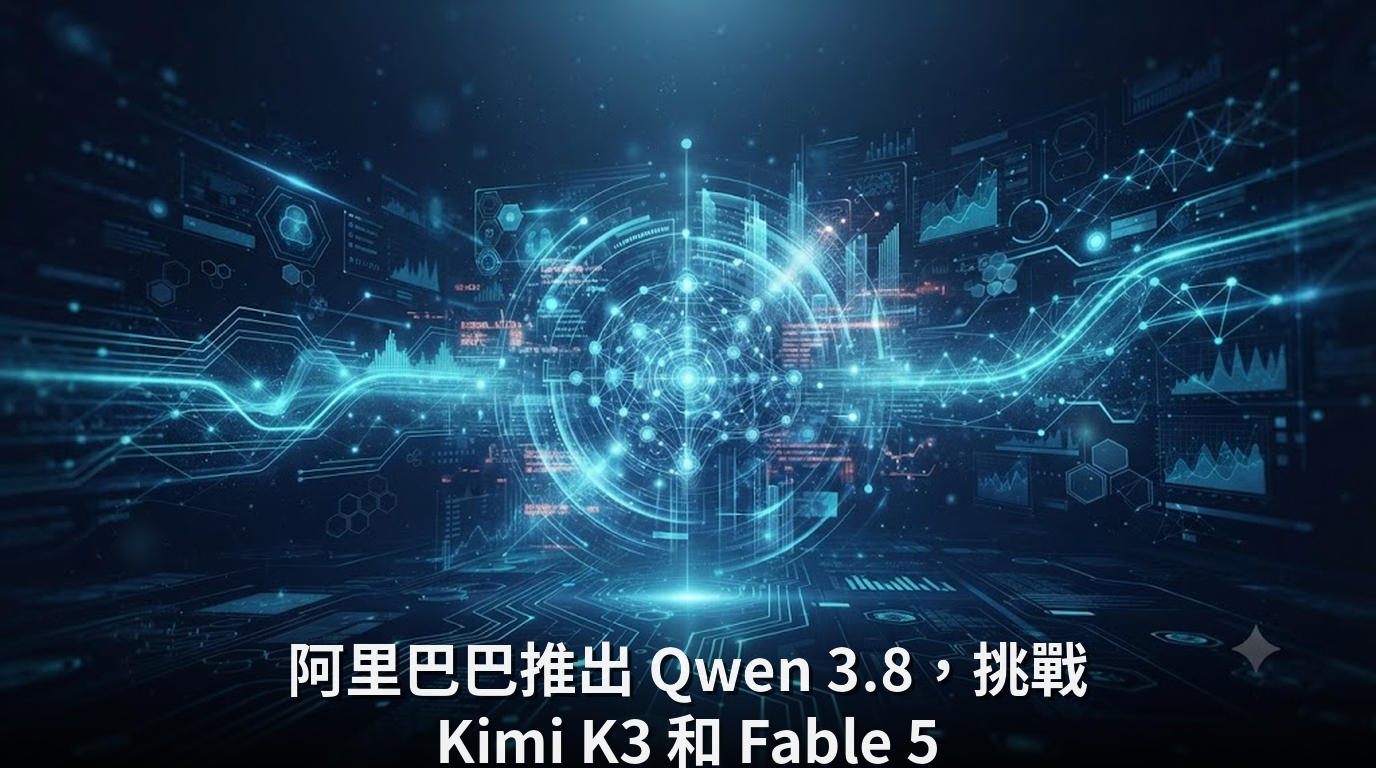 阿里巴巴推出 Qwen 3.8，挑戰 Kimi K3 和 Fable 5