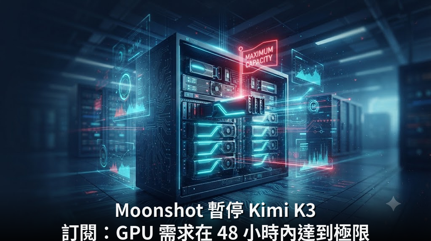 Moonshot 暫停 Kimi K3 訂閱：GPU 需求在 48 小時內達到極限