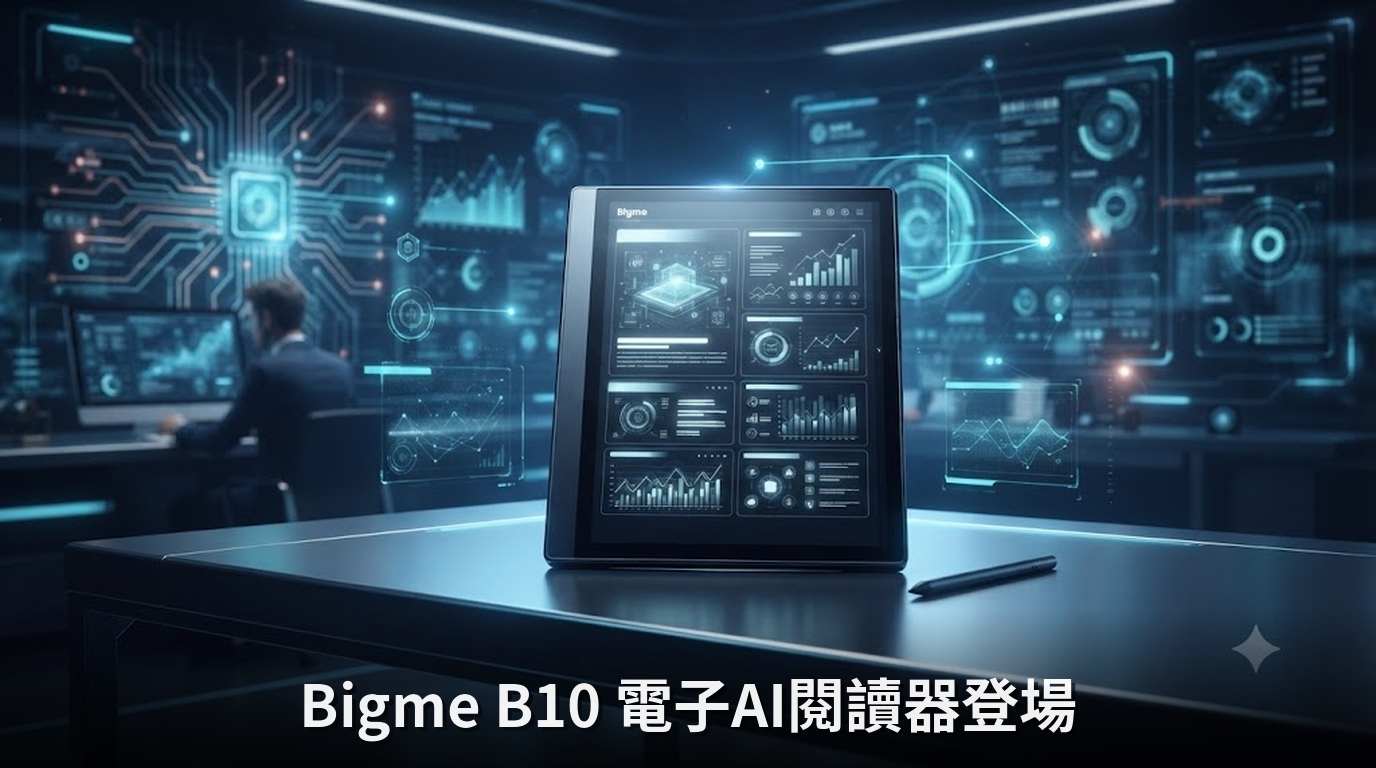 Bigme B10 電子AI閱讀器登場