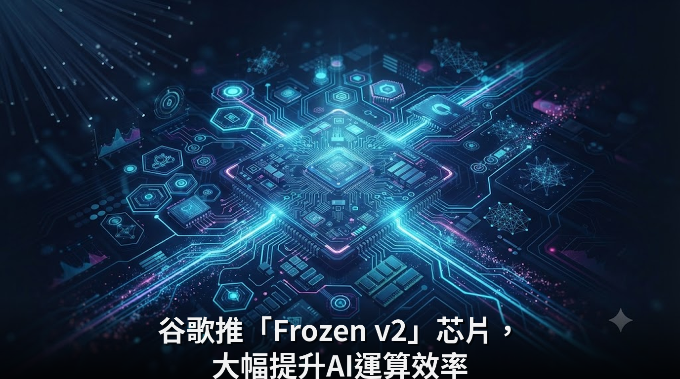 谷歌推「Frozen v2」芯片，大幅提升AI運算效率
