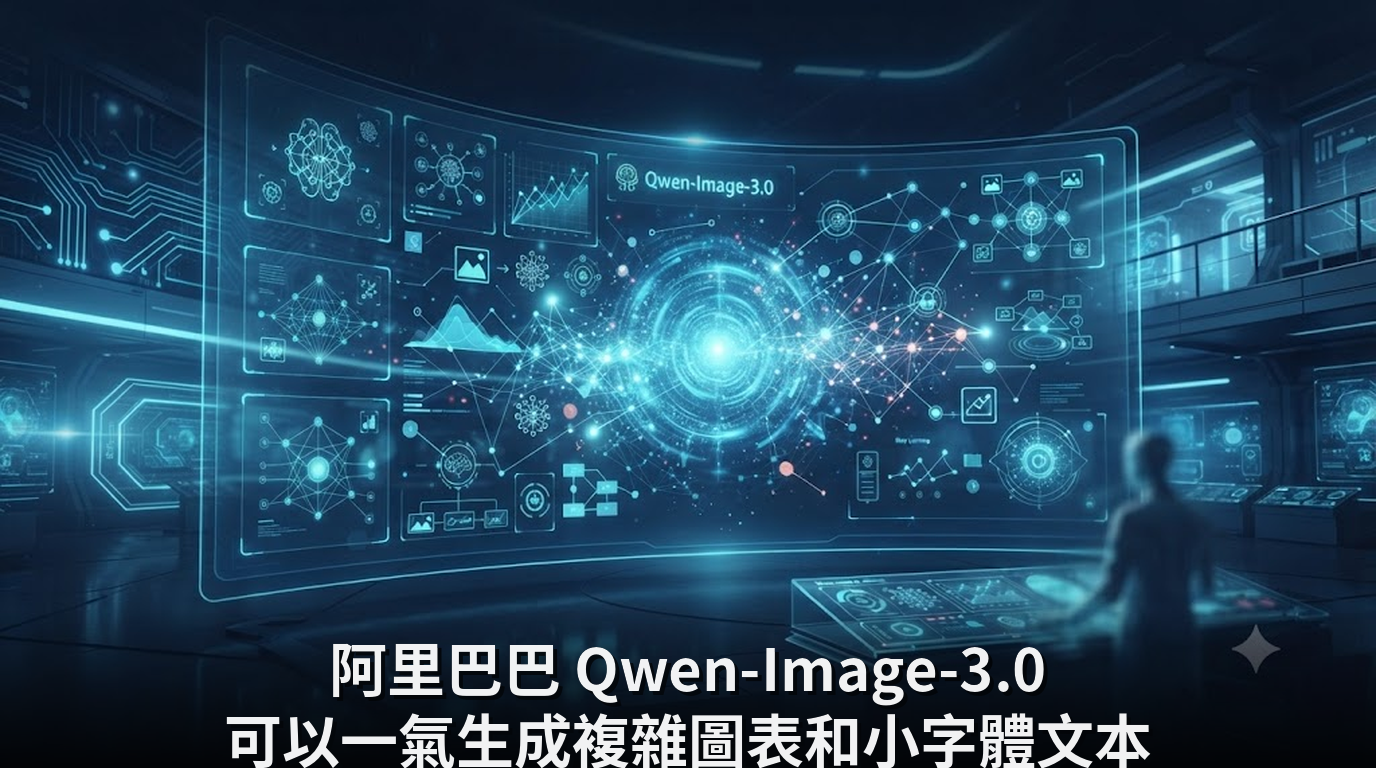 阿里巴巴 Qwen-Image-3.0 可以一氣生成複雜圖表和小字體文本