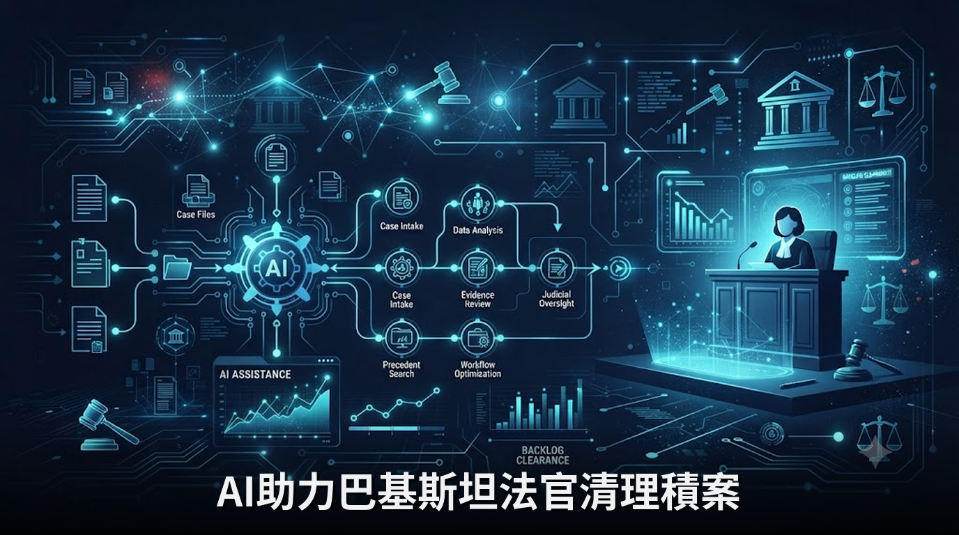AI助力巴基斯坦法官清理積案