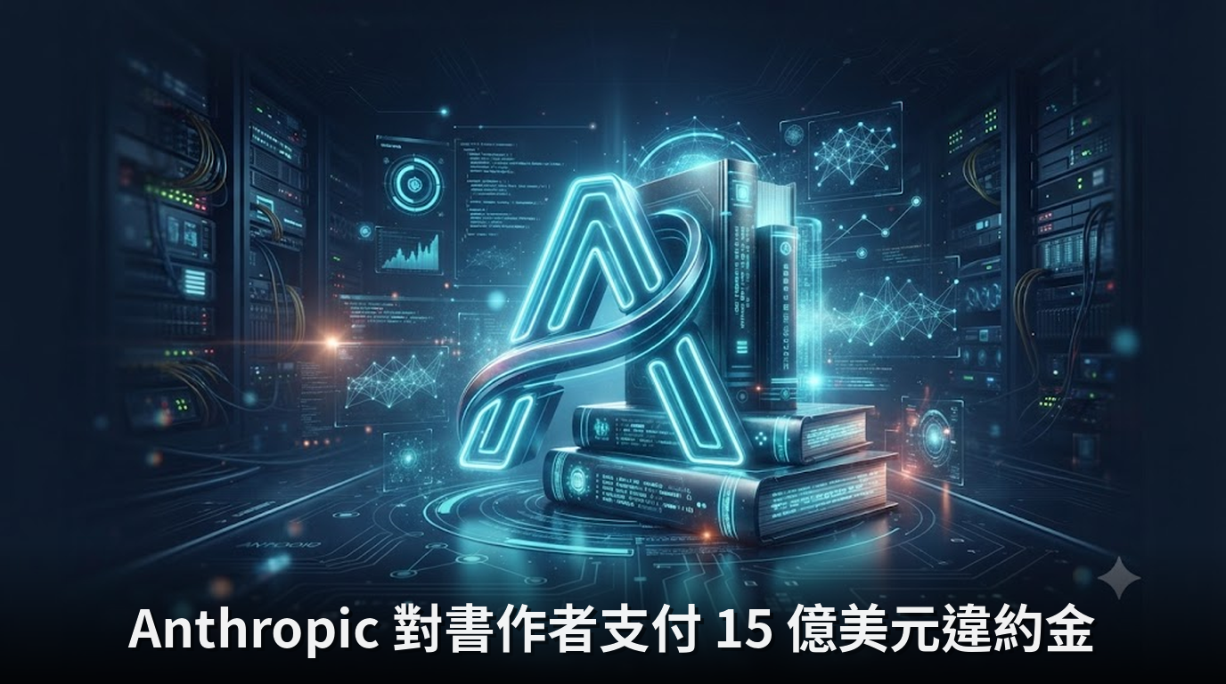 Anthropic 對書作者支付 15 億美元違約金