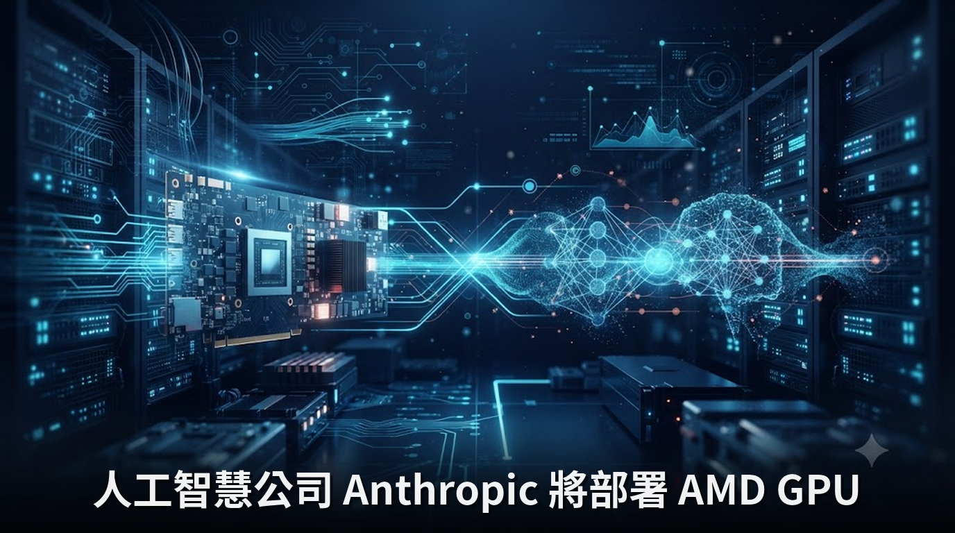 人工智慧公司 Anthropic 將部署 AMD GPU