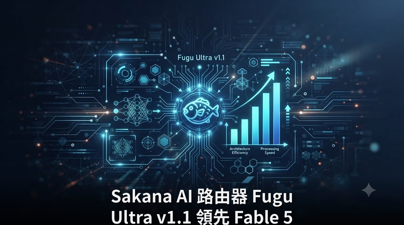 Sakana AI 路由器 Fugu Ultra v1.1 領先 Fable 5