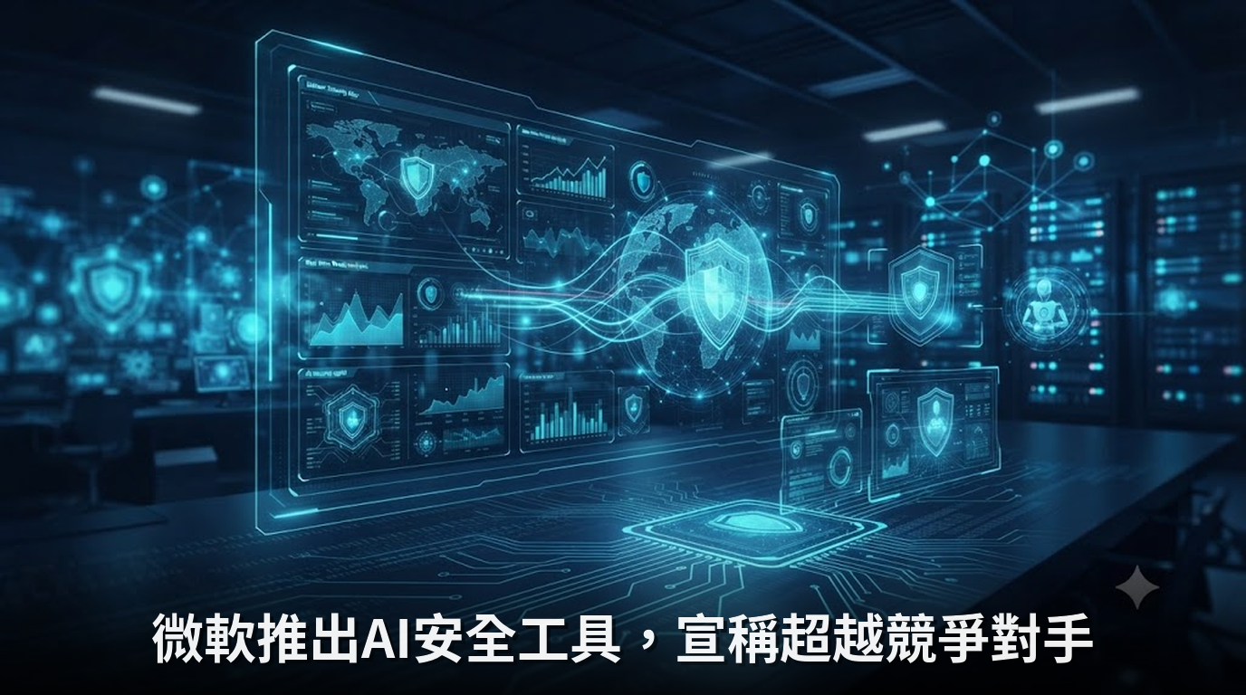 微軟推出AI安全工具，宣稱超越競爭對手