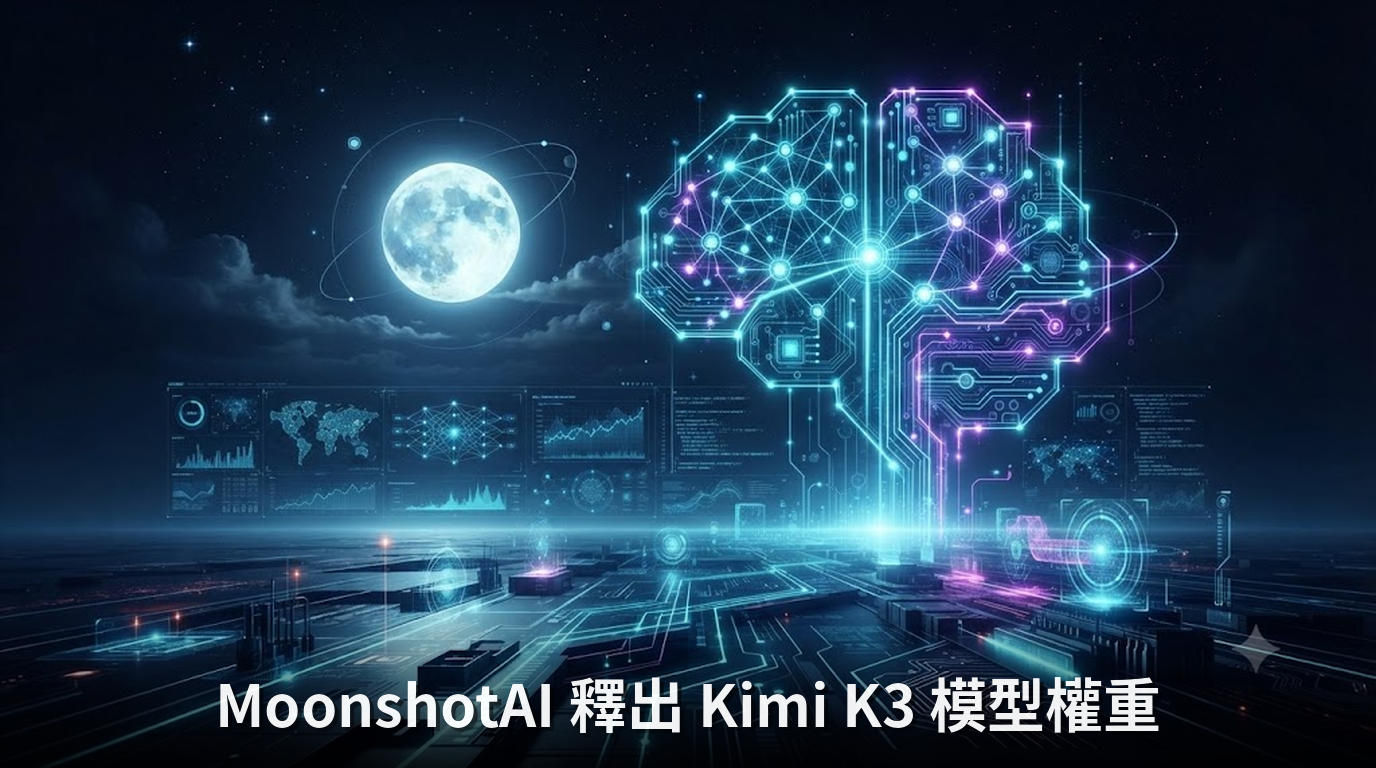 MoonshotAI 釋出 Kimi K3 模型權重