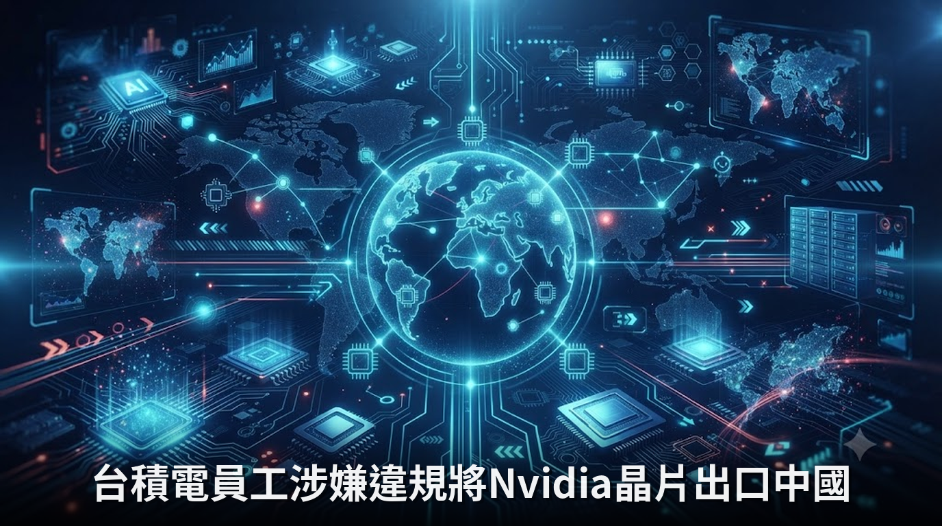 台積電員工涉嫌違規將Nvidia晶片出口中國