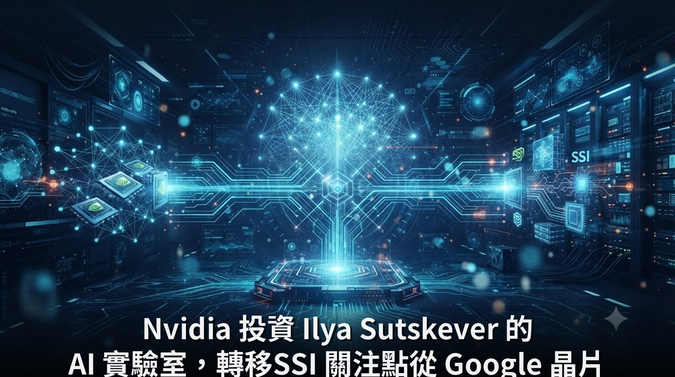 Nvidia 投資 Ilya Sutskever 的 AI 實驗室，轉移SSI 關注點從 Google 晶片