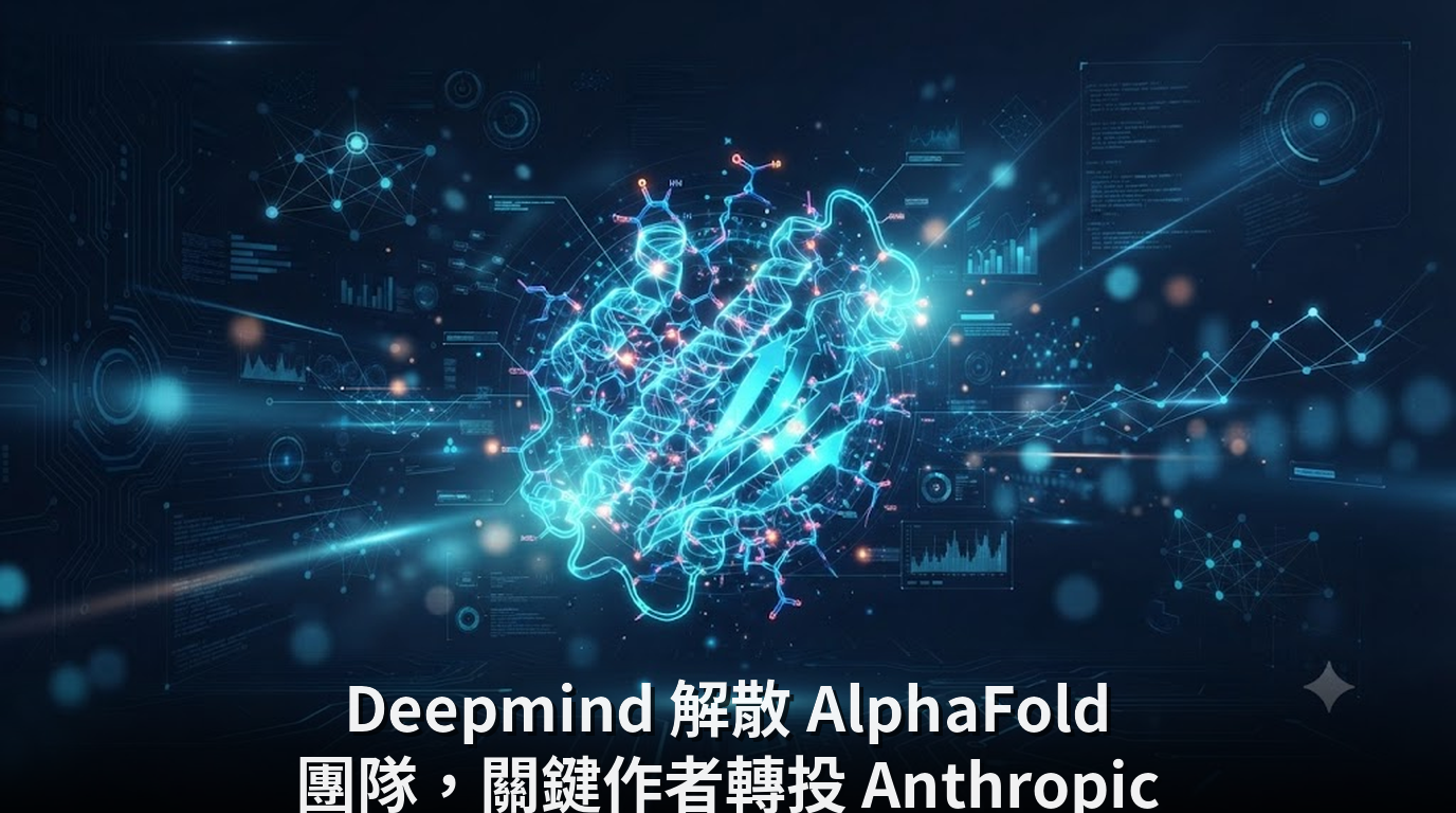 Deepmind 解散 AlphaFold 團隊，關鍵作者轉投 Anthropic