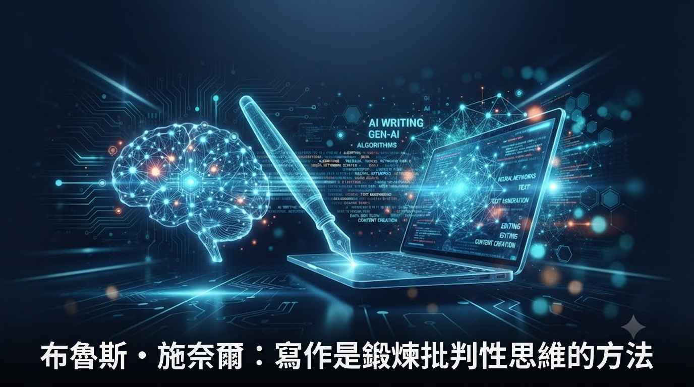 布魯斯·施奈爾：寫作是鍛煉批判性思維的方法