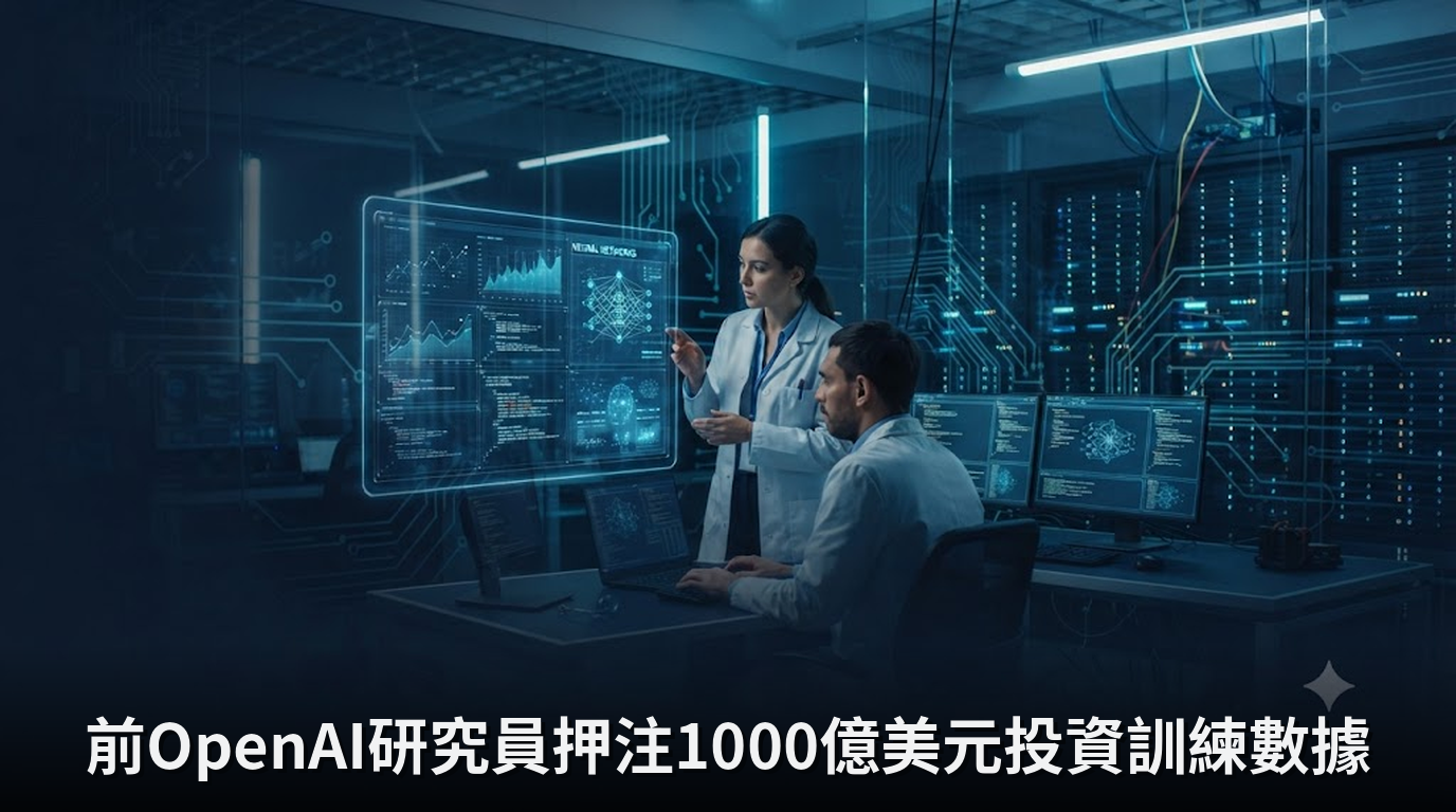 前OpenAI研究員押注1000億美元投資訓練數據