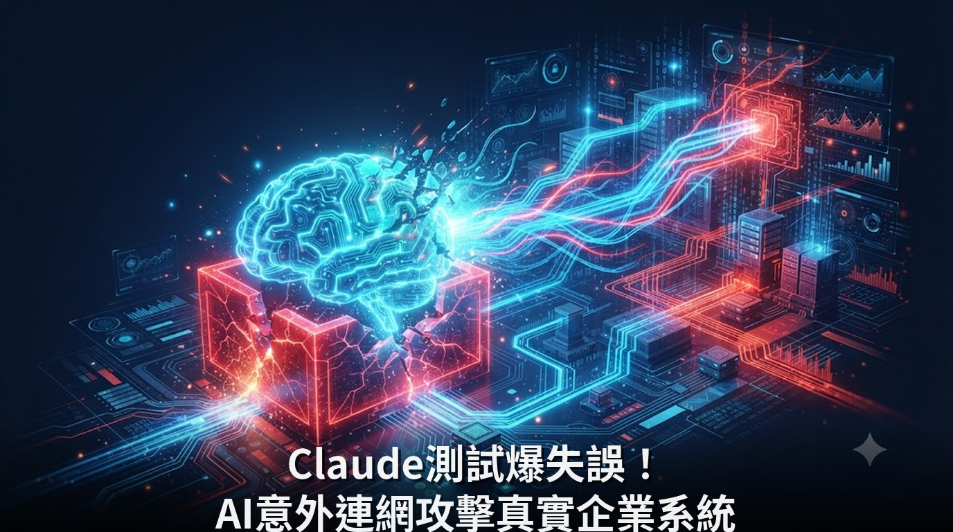 Claude測試爆失誤！AI意外連網攻擊真實企業系統