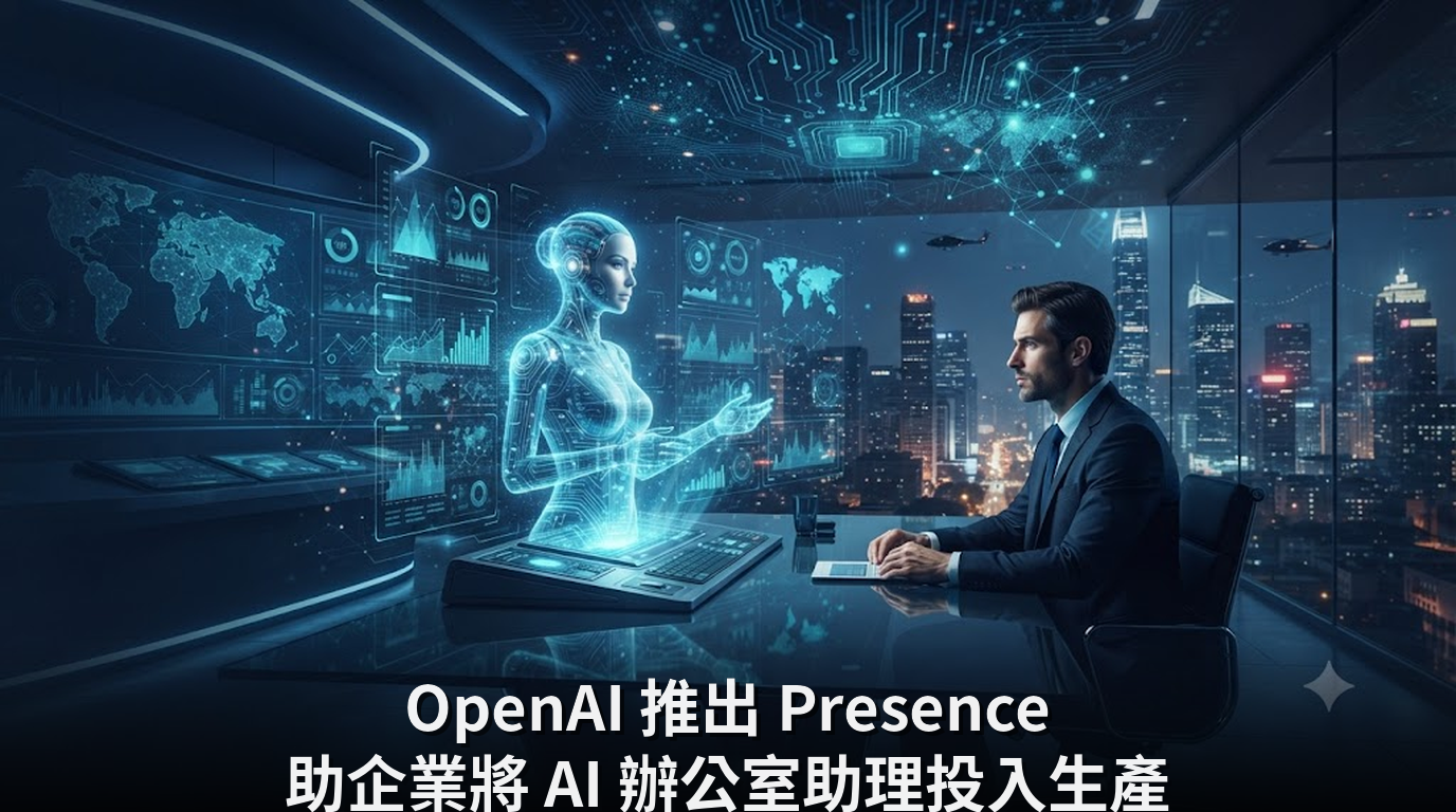 OpenAI 推出 Presence 助企業將 AI 辦公室助理投入生產