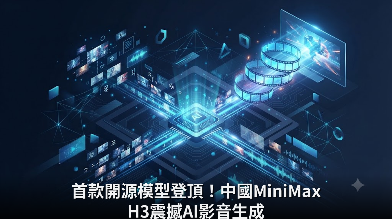 首款開源模型登頂！中國MiniMax H3震撼AI影音生成