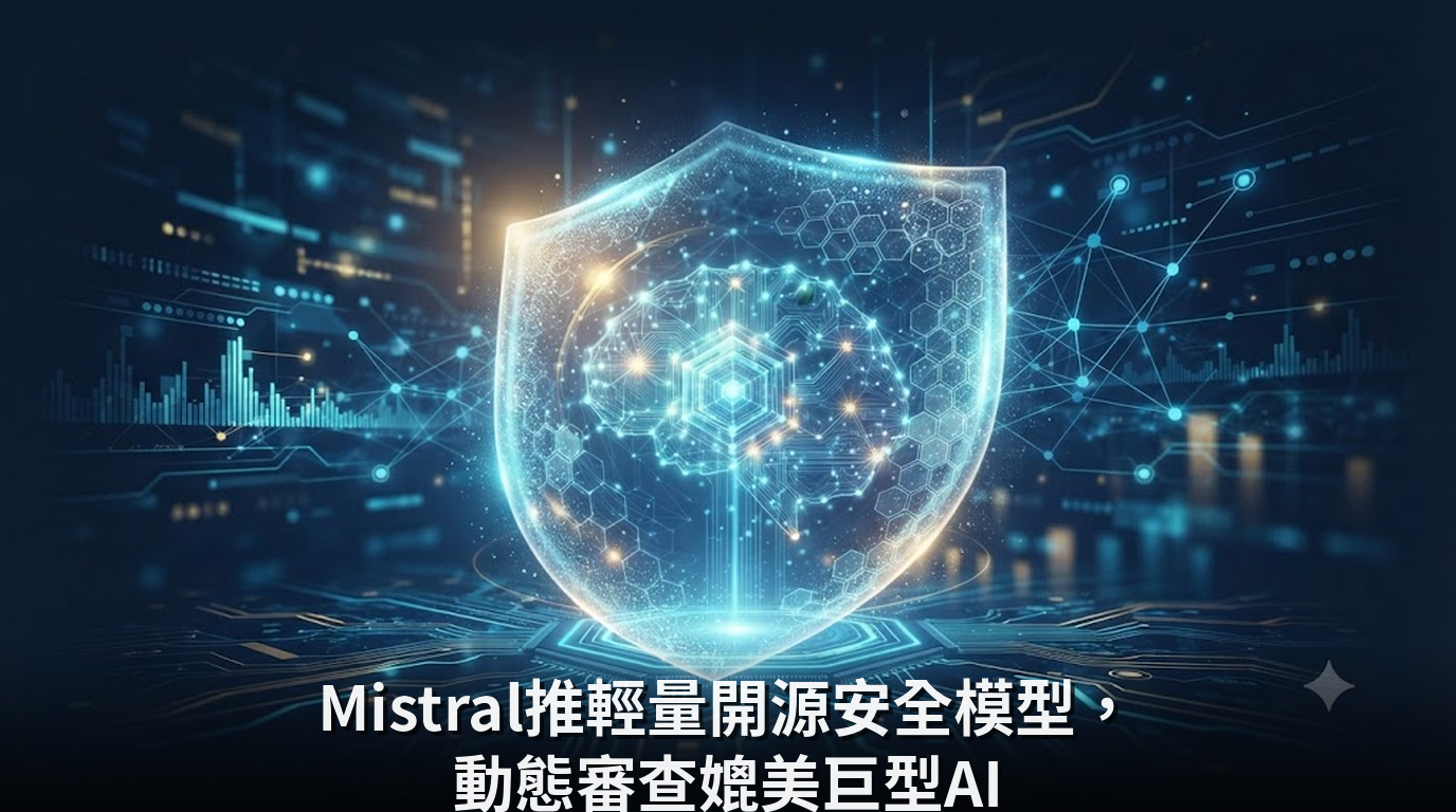 Mistral推輕量開源安全模型，動態審查媲美巨型AI