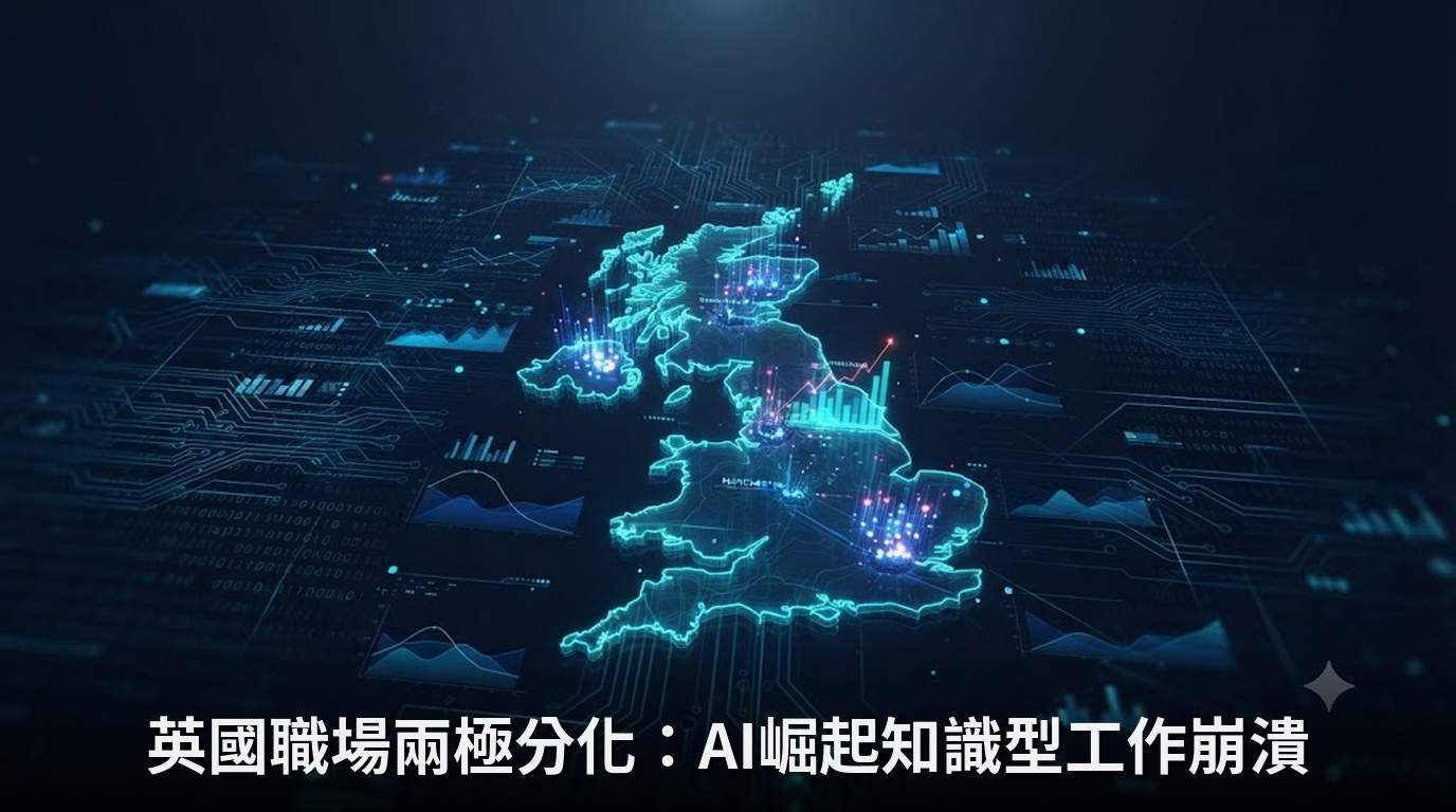英國職場兩極分化：AI崛起知識型工作崩潰