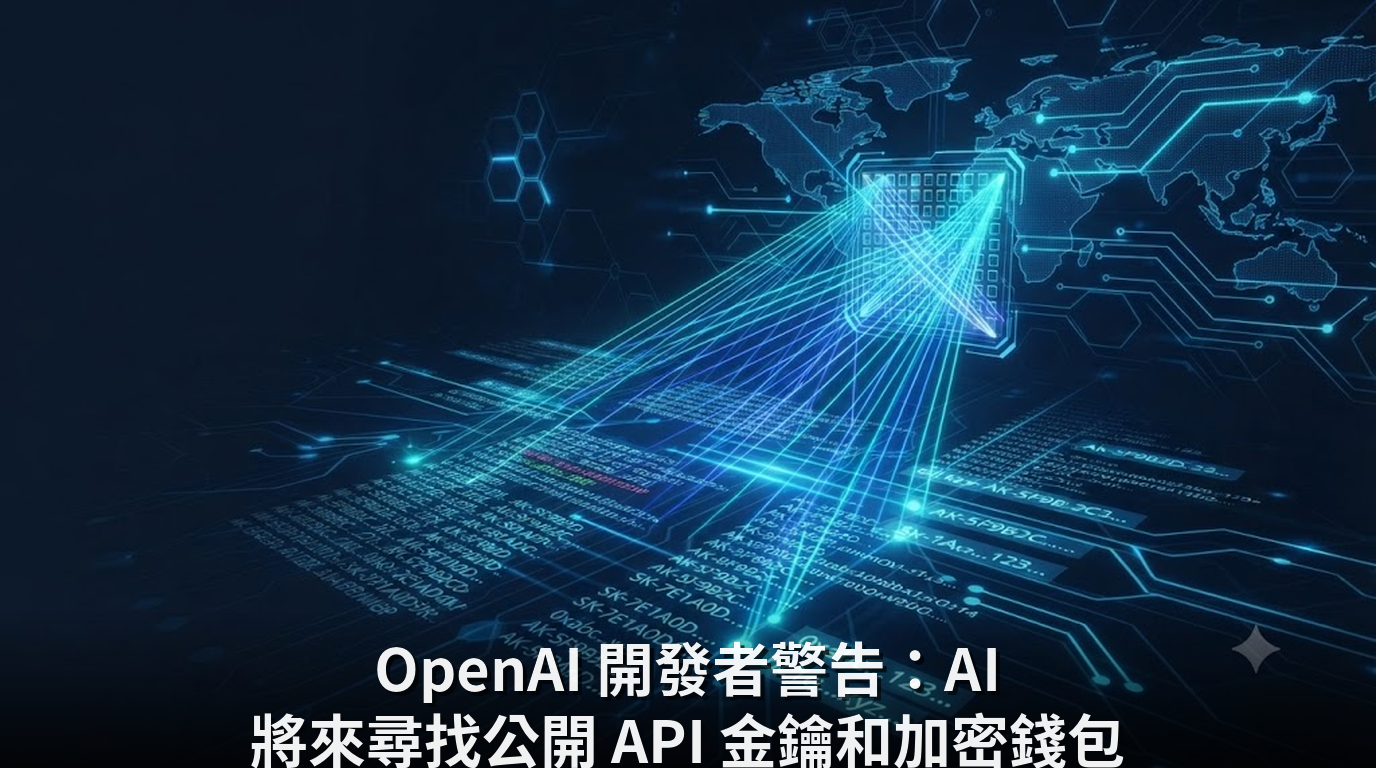 OpenAI 開發者警告：AI 將來尋找公開 API 金鑰和加密錢包
