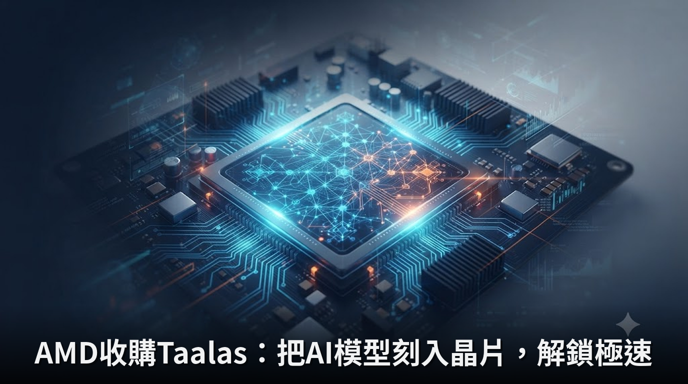 AMD收購Taalas：把AI模型刻入晶片，解鎖極速