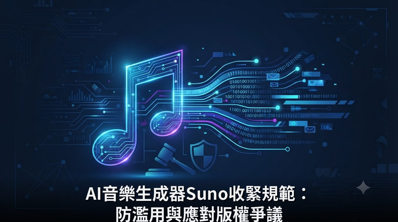 AI音樂生成器Suno收緊規範：防濫用與應對版權爭議