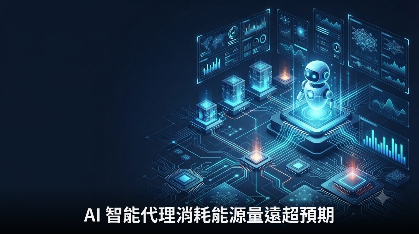 AI 智能代理消耗能源量遠超預期