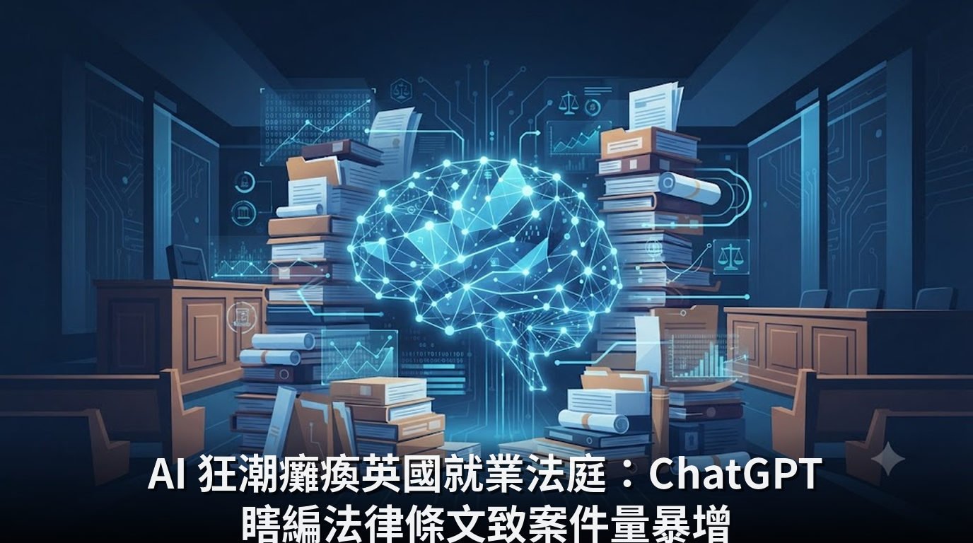 AI 狂潮癱瘓英國就業法庭：ChatGPT 瞎編法律條文致案件量暴增