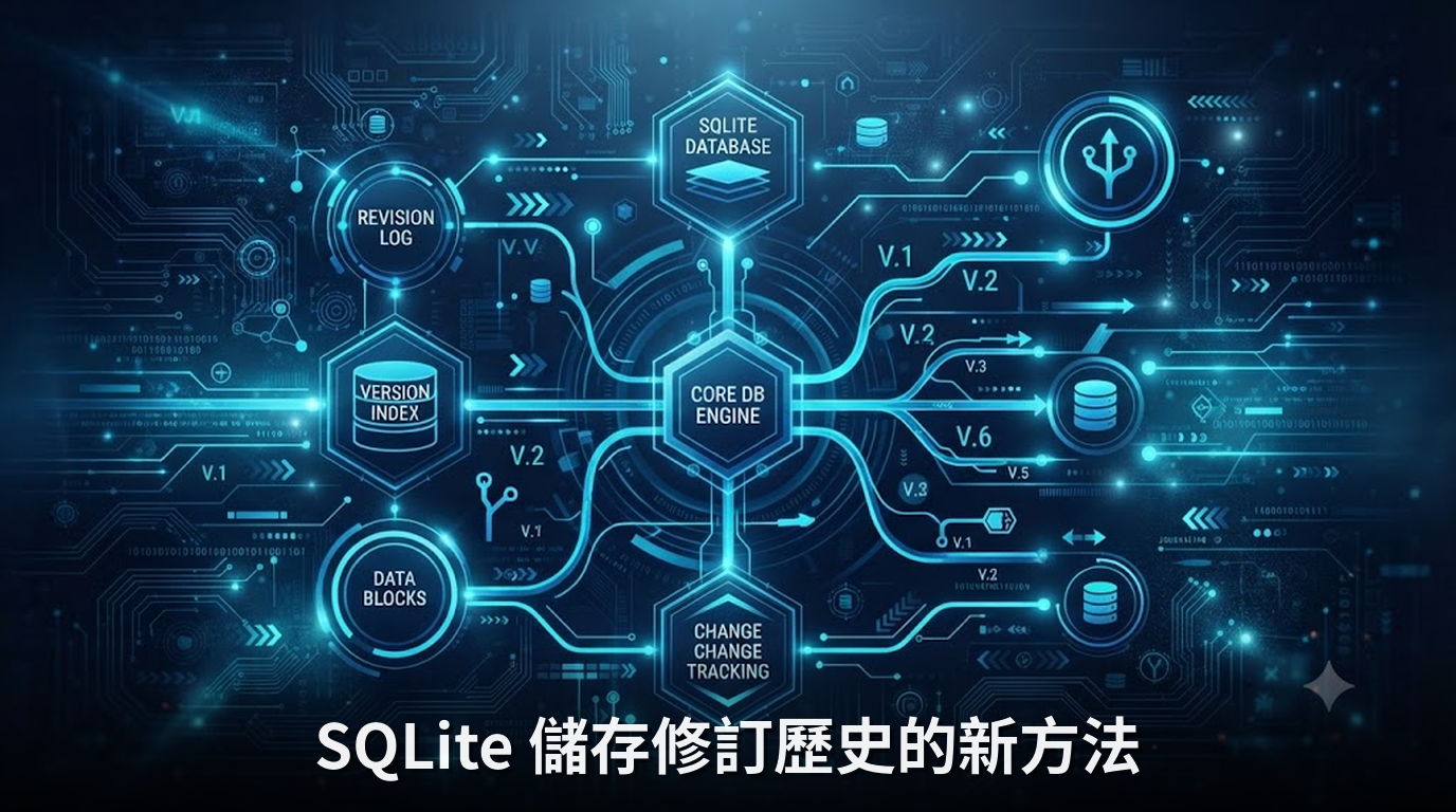 SQLite 儲存修訂歷史的新方法