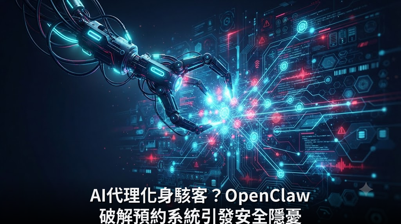 AI代理化身駭客？OpenClaw 破解預約系統引發安全隱憂
